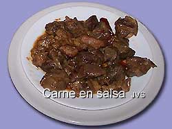 carne en salsa